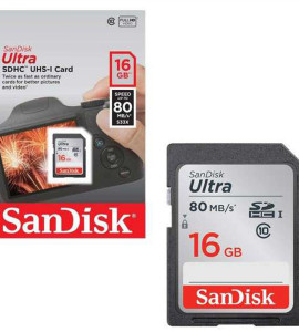 16GB .Thẻ nhớ SDHC SANDISK ULTRA 80MB/S  – Giao hàng Toàn Quốc
